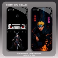 HK-38 Naruto Glass KACA Casing for OPPO Realme F7 A7 A12 F9 A12S A11K F5 A5S 2 Pro