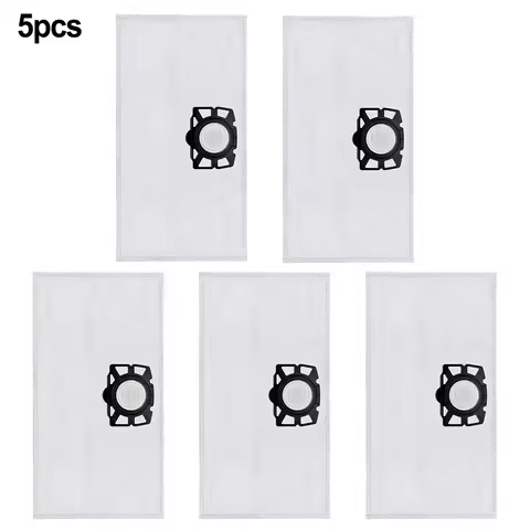 5pcs Dust Bags For Karcher 2.863-314.0 KFI 357 KA 40 WD2 Plus WD3 SE4002 Robot Vacuum Cleaner Replac