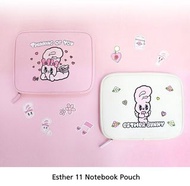 需訂購🇰🇷💖韓國 Esther Bunny Pocket Notebook Pouch 13inch ~ 手提電腦袋 平板電腦袋 13吋