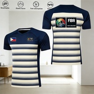 FIBA Basketball Referee T-shirt Breathable Quick Dry Team Uniform Jersey