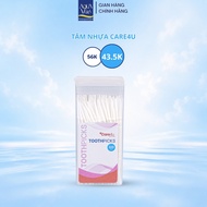 Care4u oral cleaning plastic toothpick box 160 pieces