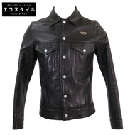 Lewis Leathers x Hysteric Glamour 0214LB01 黑色羊皮西部夾克，S 碼 [二手]