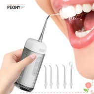 PEONYSG  Water Flosser, 200ml 3 Modes Water Jet Floss,  5 Jet Tip USB Rechargeable Gum Care Electric