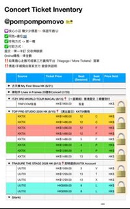 [演唱會平放] ITZY|T.O.P|TRASURE演唱會飛平放