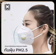พร้อมส่ง!! หน้ากากอนามัยแบบมีวาล์ว 5 ชั้น หน้ากากอนามัย กันไวรัส หน้ากากกันฝุ่น PM2.5 mask KN95 แมส