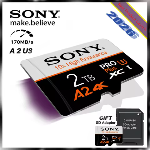 SONY 2026 New Micro sd card 2TB 1TB 512GB 256GB 128G TF card Microsd card Memery Card for Security C