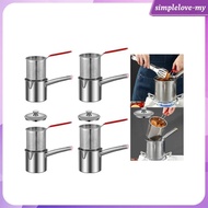 [SimpleloveMY] Deep Fryer Pot with Universal Strainer Deep Fryer for Dining Room