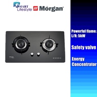 MORGAN OPTIFLEX BIH GLASS 2 BURNER GAS HOB MBH-SD635