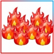 Flame Shape Spark Balloon Fire Spark Balloon Decoration Balloon Performance Props 4HQK