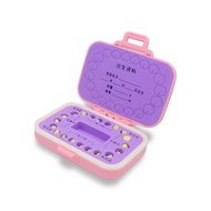 【Ready】🌈 Super Cute Pink Angel Wings Children's Deciduous Teeth Box Baby Teething Collection and Preservation Toy House Storage Girls