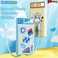 ROCK SPACE DORAEMON P98 PD POWERBANK WITH Type-C and Lightning Cable (20W) 10K MAH