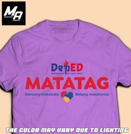 Deped Matatag Front Only Minimalist Graphic Print Tshirt for ADULT - Unisex