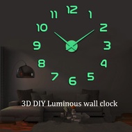 Jam Dinding 3D Glow In The Dark - Jam Dinding DIY - Jam Dinding Jumbo - Jam Dinding Raksasa - Jam Di