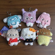 Halloween Cute Ghost Masked Ghost Headgear Kuromi Plush Pendant Hello Kitty Cinnamon Dog Doll Keycha