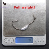 [LF] Exposed Jig Crank Head Barbed Hook 2g 2.5g 3g 4g 5g 7g 9g Crank Offset Fishing Hook Fish Hooks 