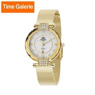 ROSCANI ROSWES06566 Diamond Cut Crystal Stainless Gold Strap Analog Women Watch