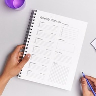 { spiral ] NOTEBOOK PLANNER A5 DAILY PLANNER BOOK/ MONTHLY PLANNER BOOK/ WEEKLY PLANNER BOOK/ TO DO 