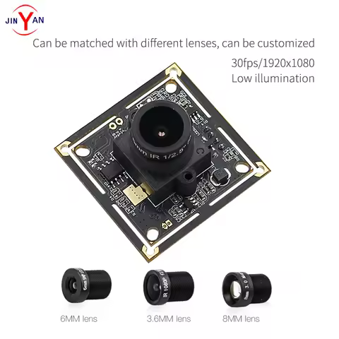 2 Megapixel HD H.264 1920*1080 Camera Module IMX290 0.001Lux Starlight Low Illumination USB2.0 Webca