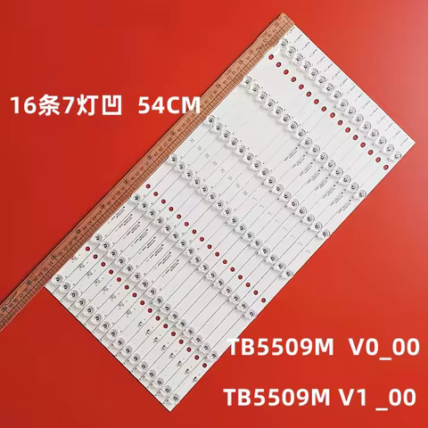 100% New 16pcs/Kit LED strips for PANA SONIC TV TX 55DX600E TH 55DX650M TX 55AX630B TX 55DS500E TB55