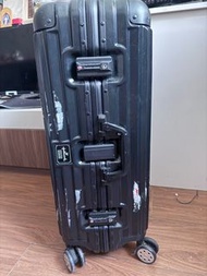 Hallmark 行李箱 26吋 少用 平售 黑色 鋁合金 海關密碼鎖