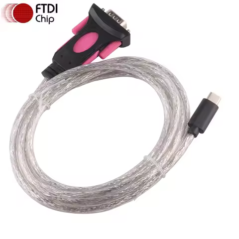 FTDI FT232RL USB C to DB9 COM PORT RS232 Serial Adapter Converter Programming Communication Upgrade 