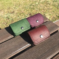 【AirPods保護套】磨砂牛皮系列/1/2/3/4/Pro3代皮革收納套