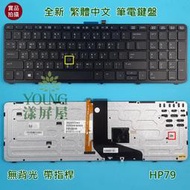 【漾屏屋】含稅 惠普 HP ZBook 15 G1 G2 / 17 G1 G2 繁體中文 筆電鍵盤