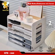 Office Supplies Storage Office Desk Storage Box Layered Storage Box - SWEETBE