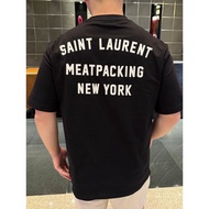 Yves Saint Laurent/YSL/Saint Laurent/2026 Early Spring New Style Short-Sleeved T-Shirt Men Women Cou