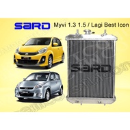 SARD Radiator Myvi 1.3 1.5 K3-VE YRV Turbo Myvi Lagi Best Aluminium Alloy Radiator Dual / Triple Cor