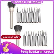 22PC 900M-T Soldering Iron Tips Welding Tip 900M-T-I/B/K/1.2D/1.6D/2.4D/3.2D/2C/3C/4C Heating Elemen
