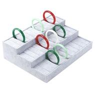 Three-Layer Jewelry Display Stand for Rings, Bracelets, Jade Bangle Organizer, Jewelry Display Rack