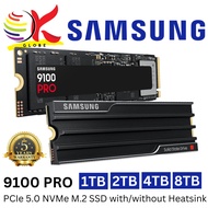 SAMSUNG INT SSD 9100 PRO PCIE 5.0 NVME M.2 2280 SSD INTERNAL SOLID STATE DRIVE (WITH/ WITHOUT HEATSI