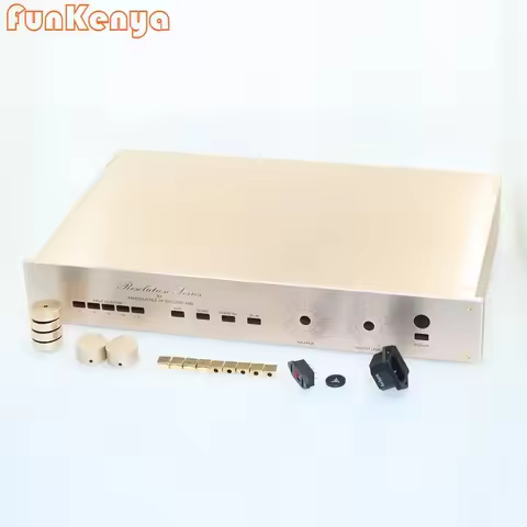 444×68×260mm Aluminum Accuphase FM255 Preamplifier Chassis Enclosure DIy HIFI Amp Case Shell