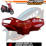 Cover Body Depan Honda Beat Fi Merah 2012 2013 2014 Non Esp ( Batok Depan Tameng Depan Spakbor Depan