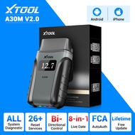 XTOOL A30M A30D Wireless OBD2 Scanner Bidirectional Full System Diagnostic Tool 26 Resets FCA CANFD