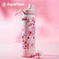 Aqua flask sakura limited edition vacuum insulated stainless steel tumbler 40oz, 32oz, 22oz, 18oz sizes