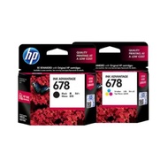 [ORIGINAL] HP 678 BLACK / HP 678 TRI COLOR INK CARTRIDGE