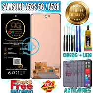 LCD TOUCHSCREEN SAMSUNG A52S 5G SCREENSENTUH SAMSUNG GALAXY A SERIES ORIGINAL ORI ALL BRANDS FULLSET