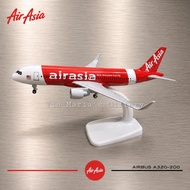 Air Asia Airbus A320 Diecast Airplane Model