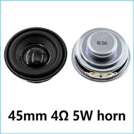 RUN Portable Speaker Repair Parts Round Speaker  Power Full Ranges Audios Speaker 45mm 4Ohm 5W 8Ohm 