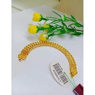 Zhulian (BT5098) Hand Chain 24K Gold Saduran. Zhulian Bracelet 24K Gold Plated.