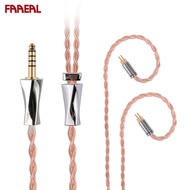 Faaeal Hibiscus Cable Pro 3.5/4.4mm Straight Plug Options 4 Strands 56 Core Litz 5N OFC Wires With M