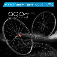 RYET 29er Carbon Mountain Bike Wheelset Carbon spoke 999g Tubless Ready 72T Ratchet 6-Bolt Hub Bicyc