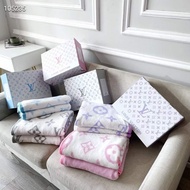 LV Blanket 4 Colors Pastel Size 200X150 CM 5 Feet Mattress Soft Grade Large Good Quality Mapram Box 