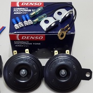 Cặp Kèn Denso kèn dĩa 12v + Tặng 4 Jack cắm kèn loại tốt - Kèn Camry  kèn Innova  kèn Forturner