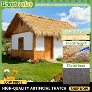 Simulated thatch Roof 1M x 1M To 5M Artificial Thatch Roof Shade Fake Grass Garden Yard Patio Cover 