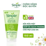 Sữa Rửa Mặt Simple Refeshing Facial Wash 150ml