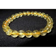 Golden Glittering Ruiqi Thousand Beautiful Blonde Crystal Bracelet Natural Jewelry Jade Gem Counter 