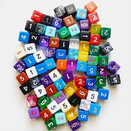 1pc. Assorted D6 - Numbered Dice (sold per piece)